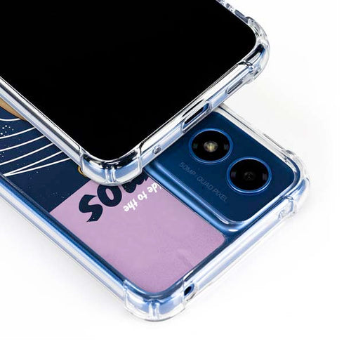 DC Comics Bombshells Stargirl- Field Guide to Cosmos Moto G 5G (2024) Clear Case